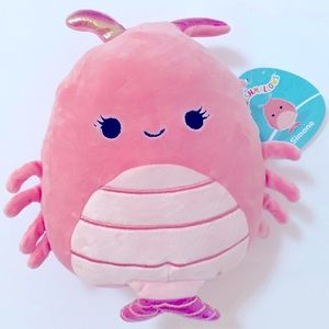 NWT Squishmallows 8” Simone the Pink Shrimp.
